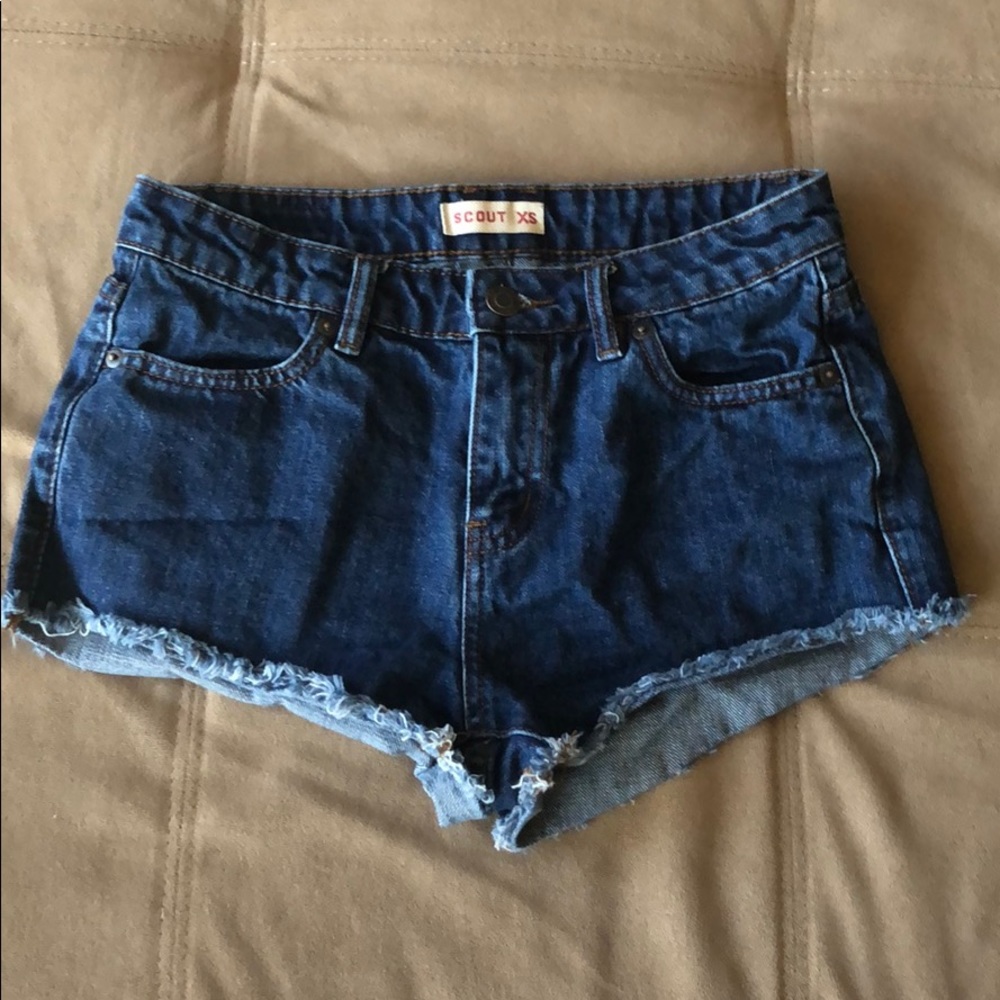Scout High Rise Denim Festival Shorts